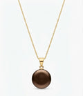 Copper - Mocha coin necklace