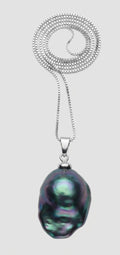 Oil Slick Baroque Necklace