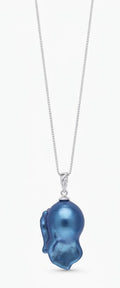 Dreamy Blue Baroque Necklace