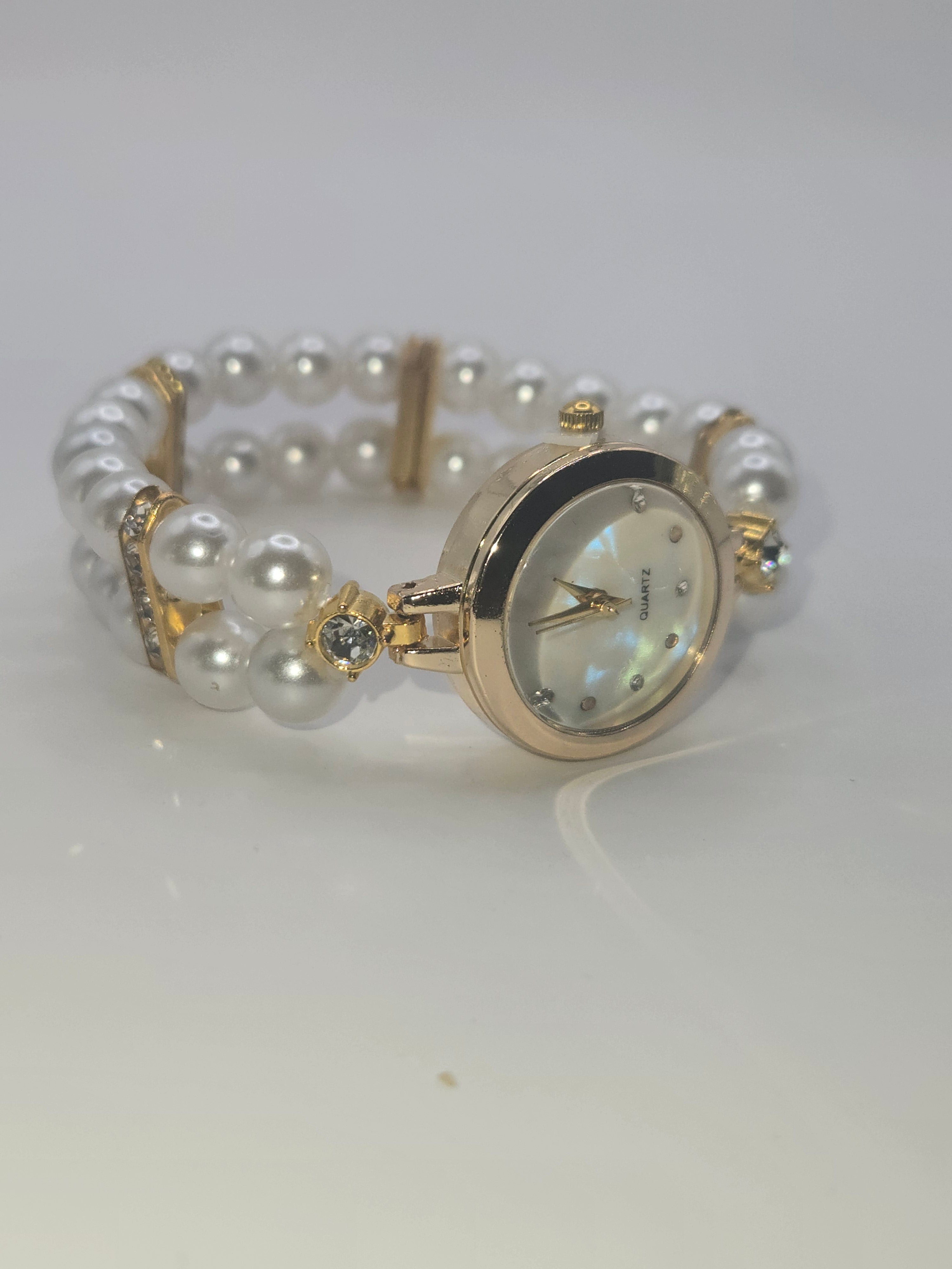 Double-Band  Mother of Pearl Watch