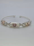Silver Wire Wrap Bangle Bracelet-12