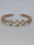 Gold Wire Wrap Bangle Bracelet-13