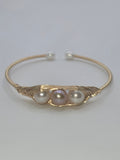 Gold Wire Wrap Bangle Bracelet-15