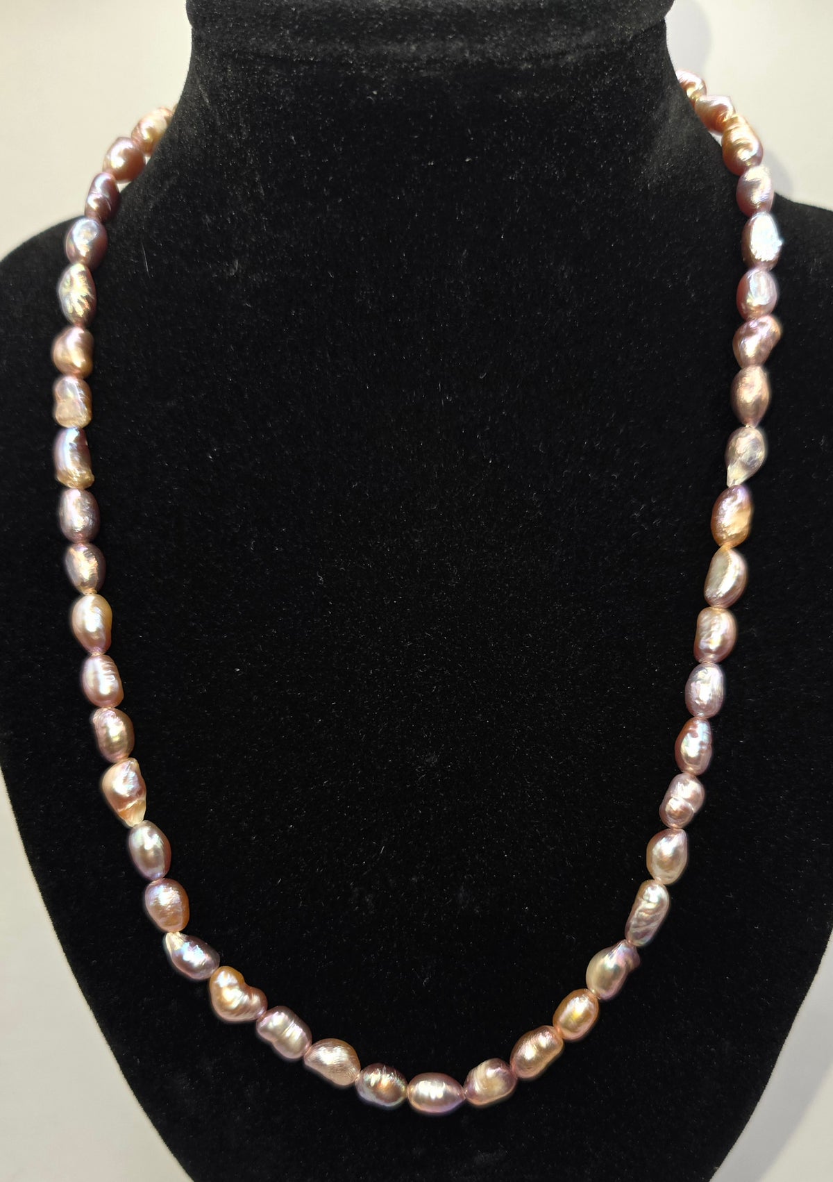 Lavender Baroque Necklace