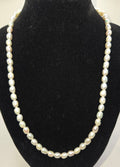White Baroque Necklace