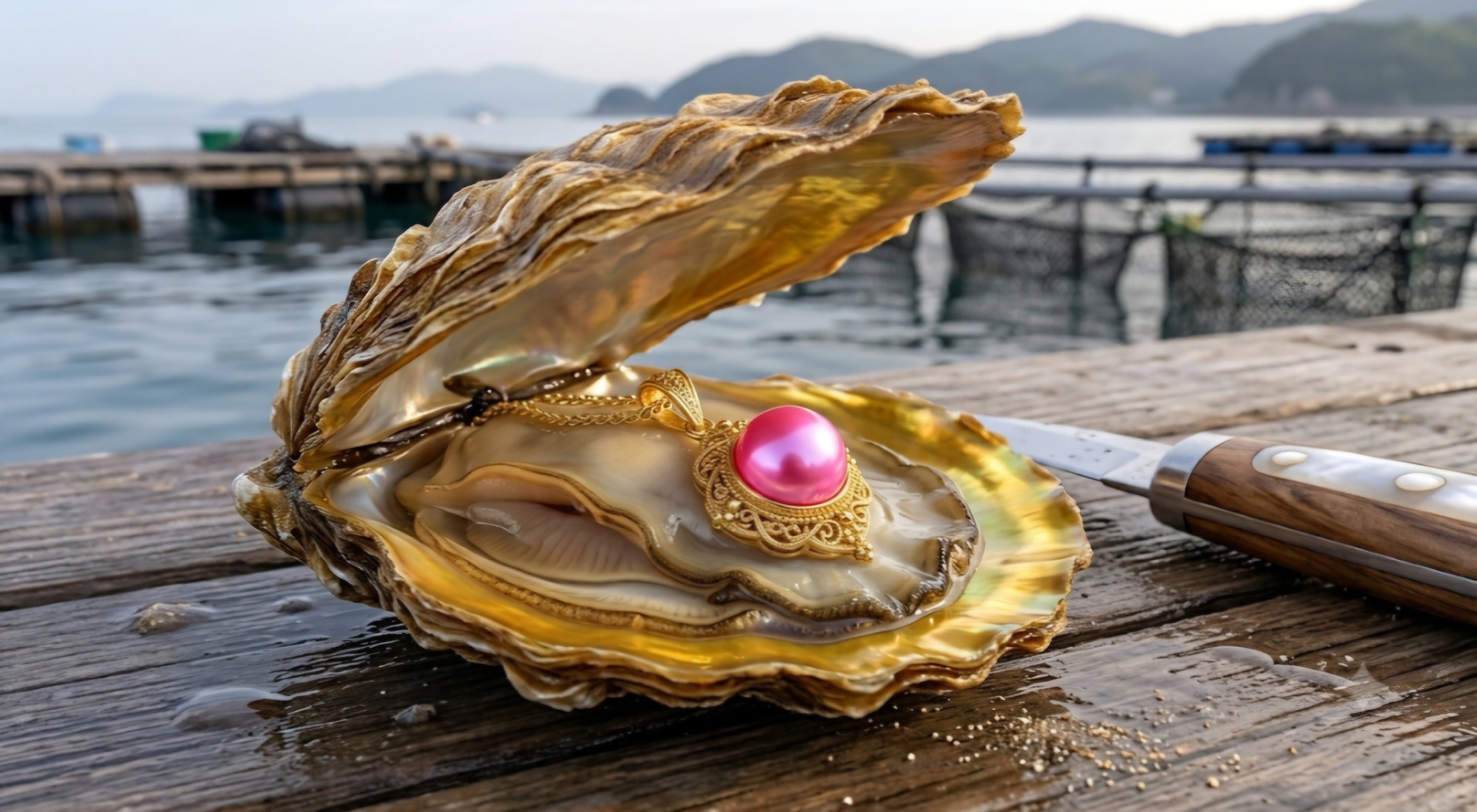 Treasure Oyster-Pendant