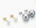 Simple Pearl Stud Earrings