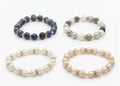 Baroque & Cubic Zirconia Stretch Bracelet